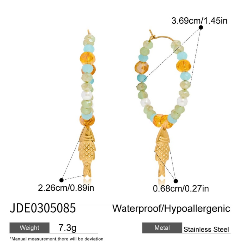 Boucles d’oreilles en acier – E0305085