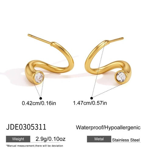 Boucles d’oreilles en acier – E0305311