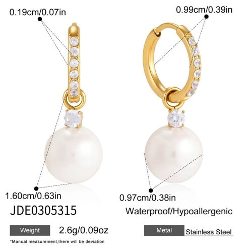 Boucles d’oreilles en acier – E0305315