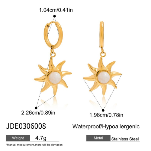 Boucles d’oreilles en acier – E0306008