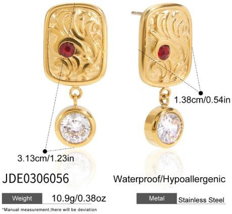 Boucles d’oreilles en acier – E0306056