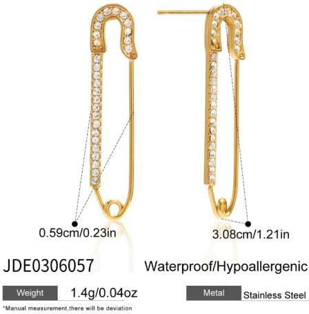 Boucles d’oreilles en acier – E0306057