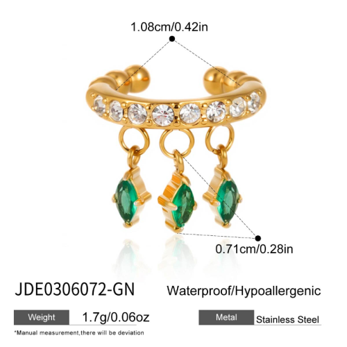 Boucles d’oreilles en acier – E0306072-GN