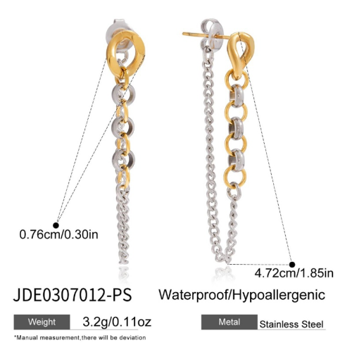 Boucles d’oreilles en acier – E0307012-PS