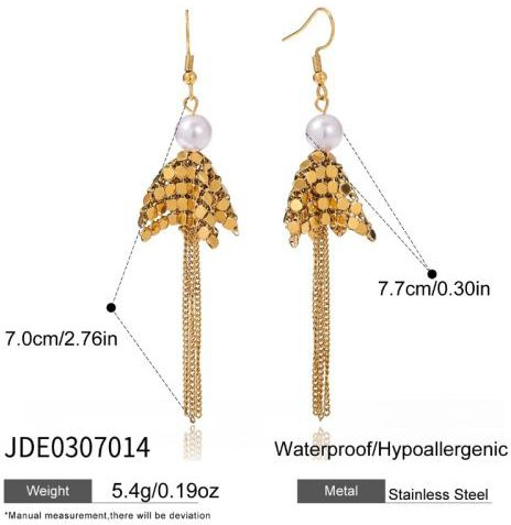 Boucles d’oreilles en acier – E0307014