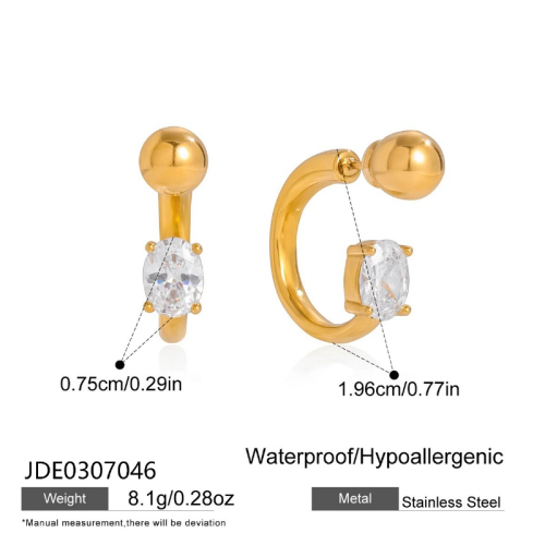 Boucles d’oreilles en acier – E0307046