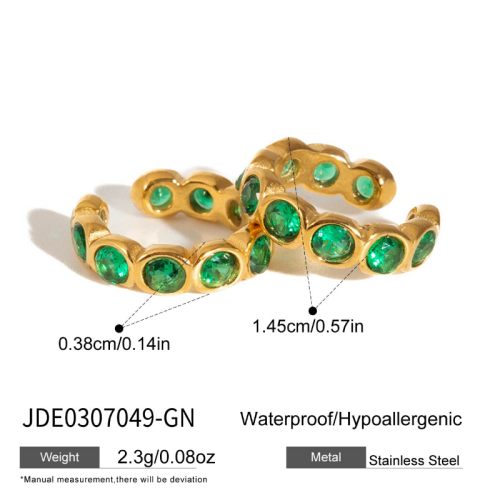 Boucles d’oreilles en acier – E0307049-GN