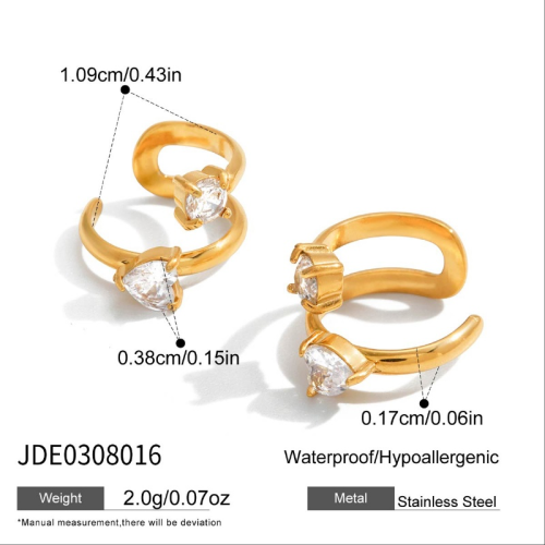 Boucles d’oreilles en acier – E0308016