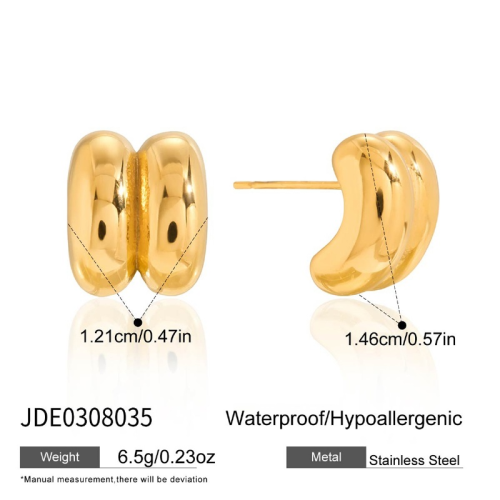 Boucles d’oreilles en acier – E0308035