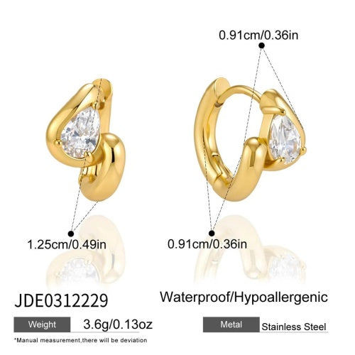 Boucles d’oreilles en acier – E0312229