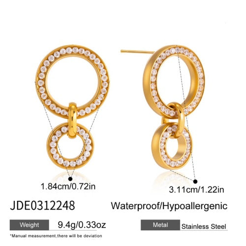 Boucles d’oreilles en acier – E0312248