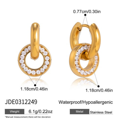 Boucles d’oreilles en acier – E0312249