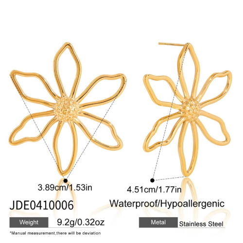 Boucles d’oreilles en acier – E0410006