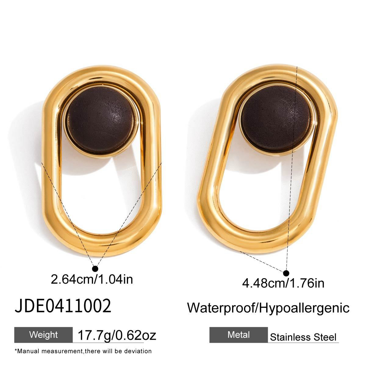 Boucles d’oreilles en acier – E0411002