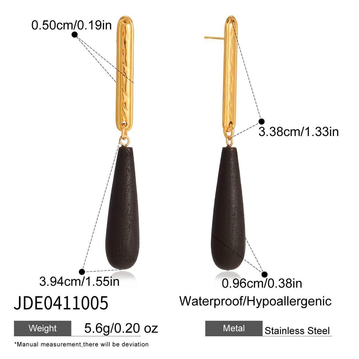 Boucles d’oreilles en acier – E0411005