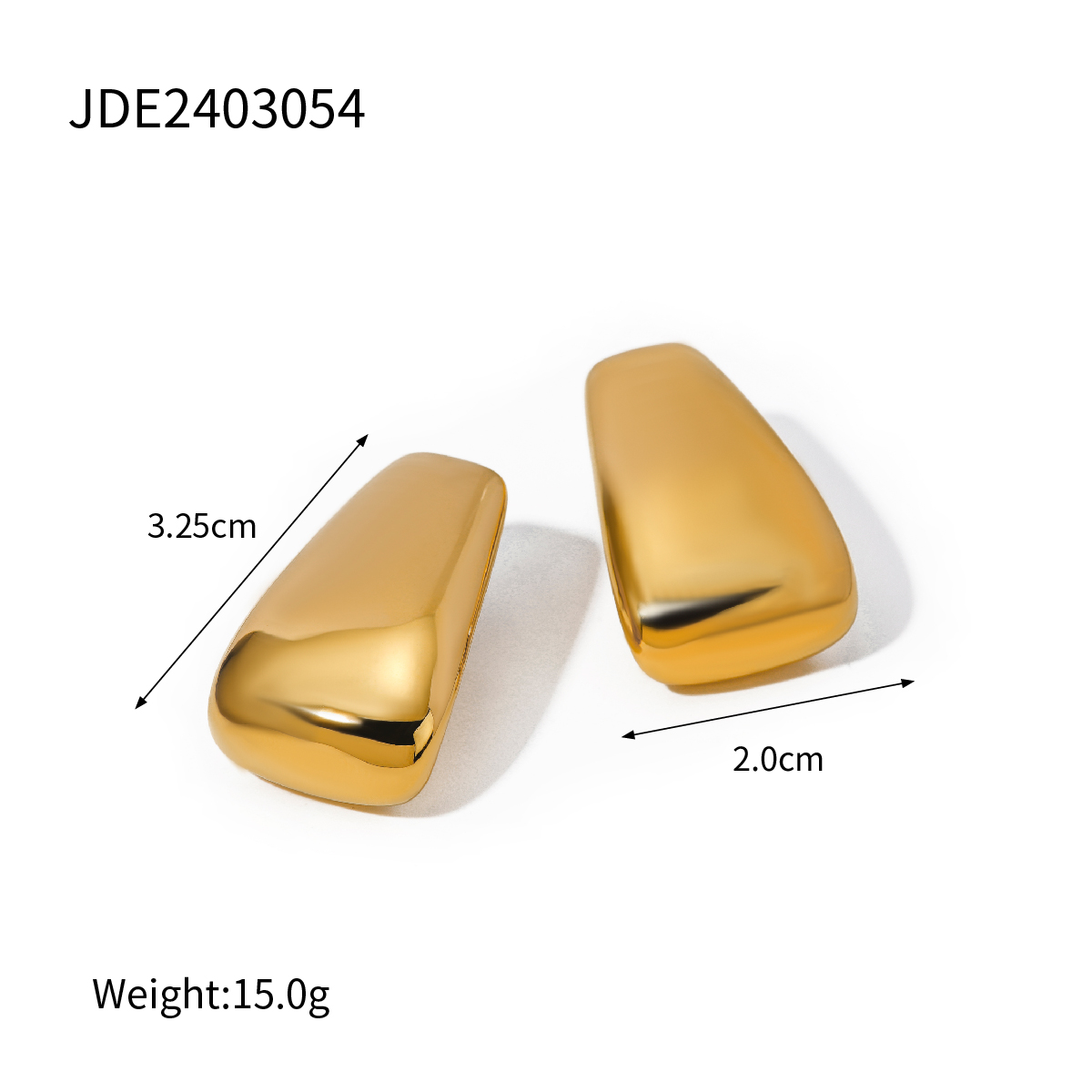 Boucles d’oreilles en acier – E2403054