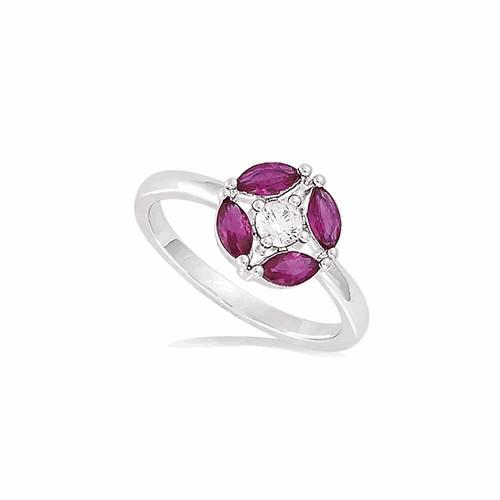 Bague argent rh — 11EC0060SF