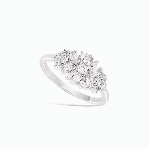 Bague argent rh — 11EC0310CZ