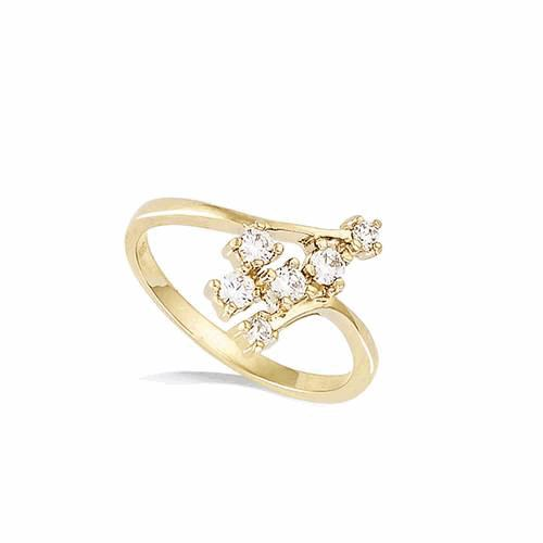Bague Plaqué Or  – 12EC0250CZ