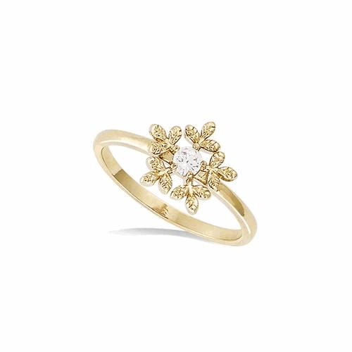 Bague Plaqué Or  – 12EC0320CZ