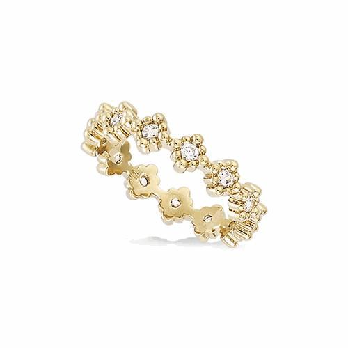 Bague Plaqué Or  – 12EC0380CZ