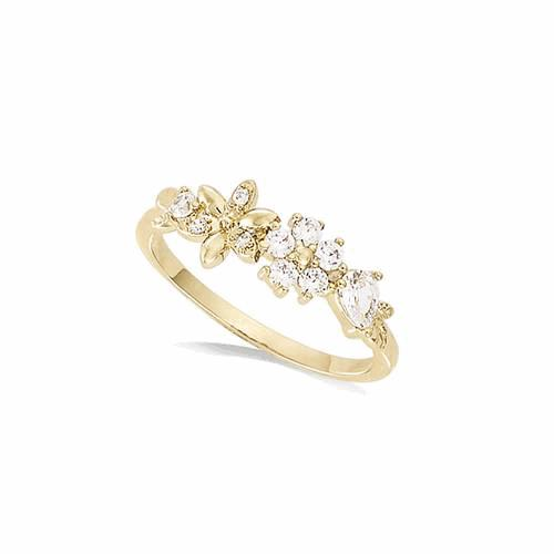 Bague Plaqué Or  – 12EC0930CZ