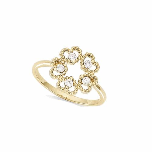 Bague Plaqué Or  – 12EC0960CZ