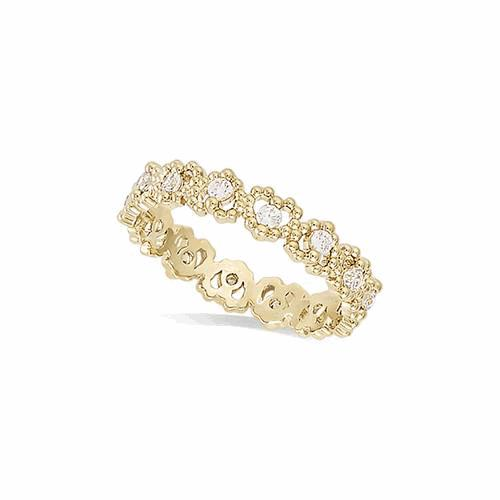 Bague Plaqué Or  – 12EC0961CZ