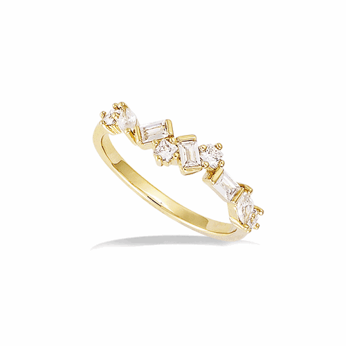 Bague en plaqué or – 12ED0210CZ