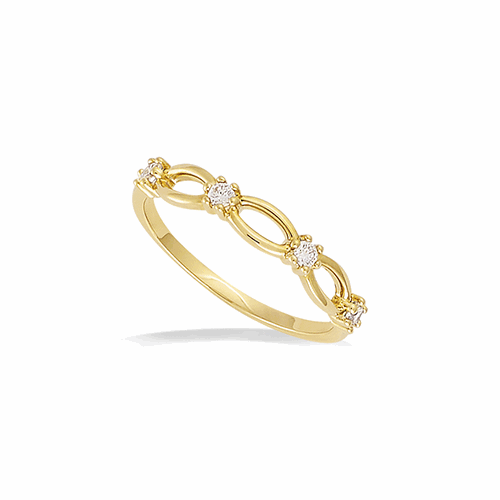 Bague en plaqué or – 12ED0410CZ