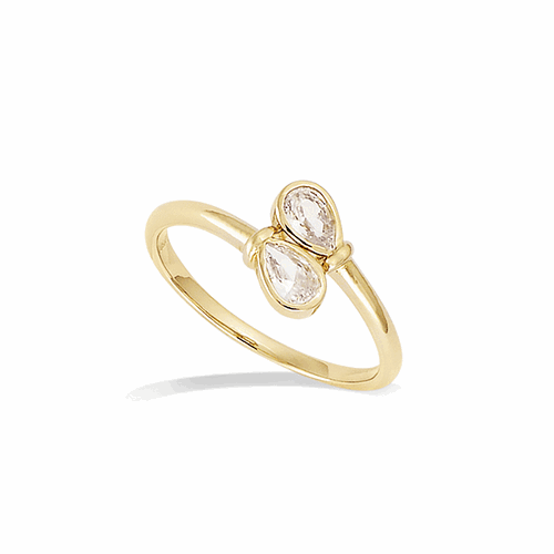 Bague en plaqué or – 12ED0660CZ