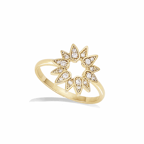 Bague en plaqué or – 12ED0770CZ