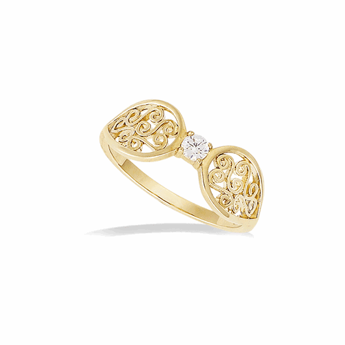 Bague en plaqué or – 12ED0880CZ