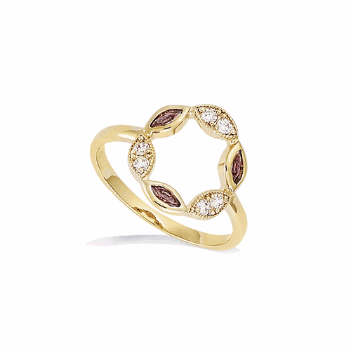 Bague en plaqué or – 12ED1160SKR