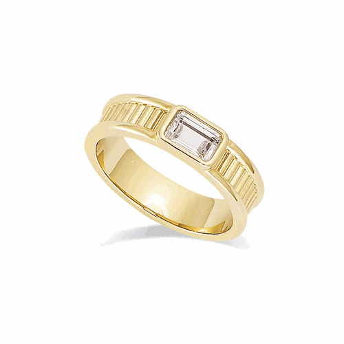 Bague en plaqué or – 12ED1561CZ