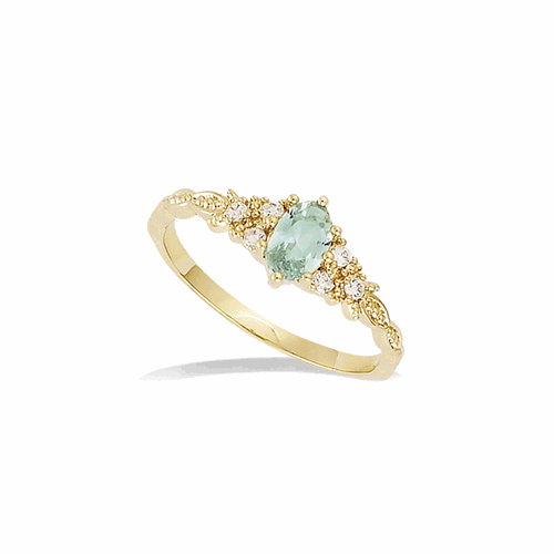 Bague en plaqué or – 12ED1710AQ