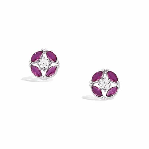 Boucles d’oreilles argent rh 21EC0060SF