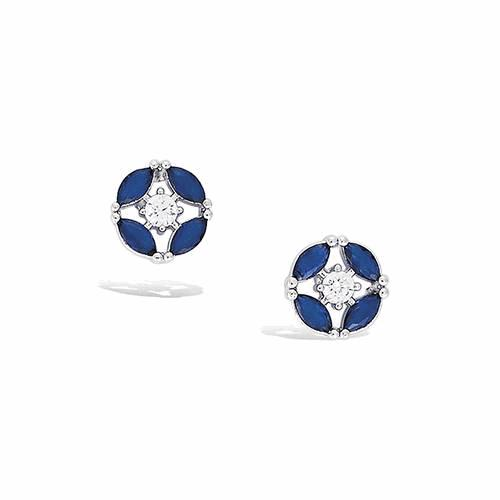 Boucles d’oreilles argent rh 21EC0060SS