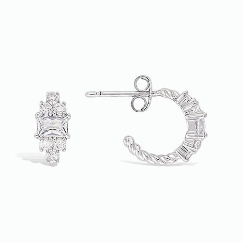 Boucles d’oreilles argent rh 21EC0430CZ