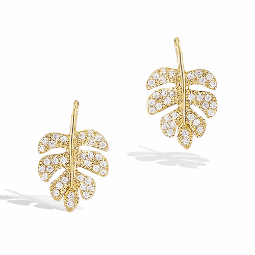 Boucles d’oreilles en plaqué or – 22ED0440CZ