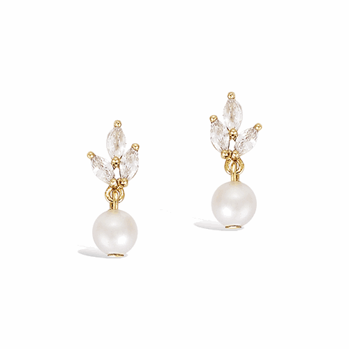 Boucles d’oreilles en plaqué or – 22ED0550SP