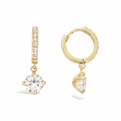 Boucles d’oreilles en plaqué or – 22ED0740CZ