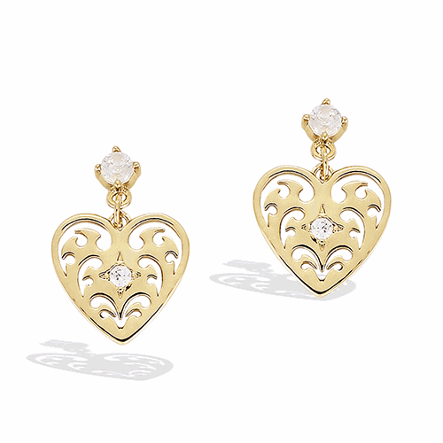 Boucles d’oreilles en plaqué or – 22ED1240CZ