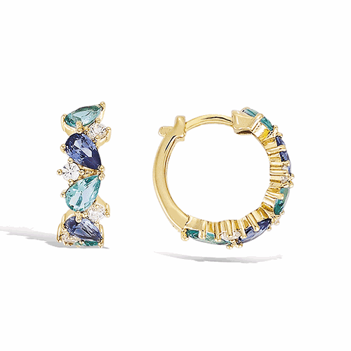 Boucles d’oreilles en plaqué or – 22ED1280PBZ