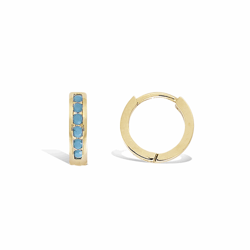 Boucles d’oreilles en plaqué or – 22EZ0740TQ