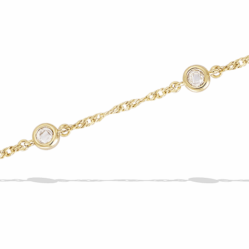 Bracelet en plaqué or – 32ED1980CZ