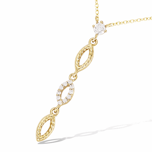 Collier en plaqué or – 52ED0350CZ