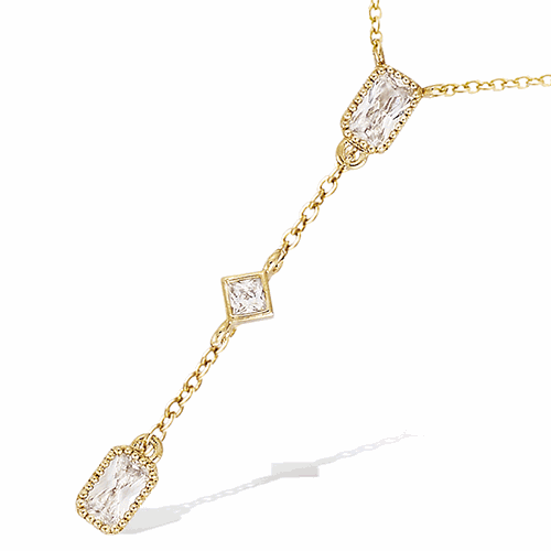 Collier en plaqué or – 52ED1550CZ