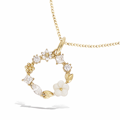 Pendentif en plaqué or – 62ED0580CZ