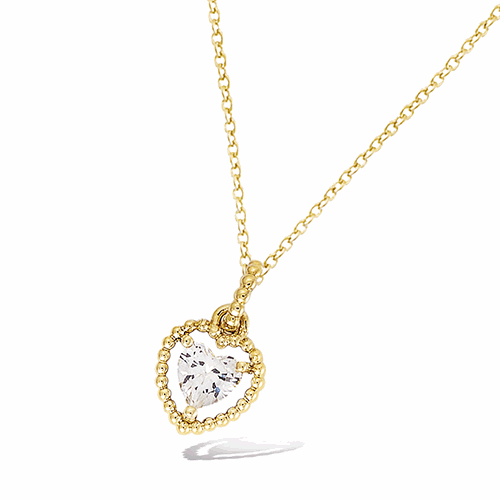 Pendentif en plaqué or – 62ED1570CZ